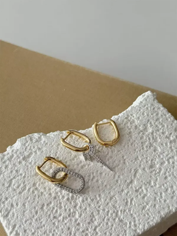 Sirius Üçlü Küpe